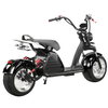 M6 Şehir Coco Yetişkin Elektrikli Scooter 18 İnç Yağ Lastik 3000W Güçlü Motor 60V30AH 70KM/H Alüminyum Jantlı