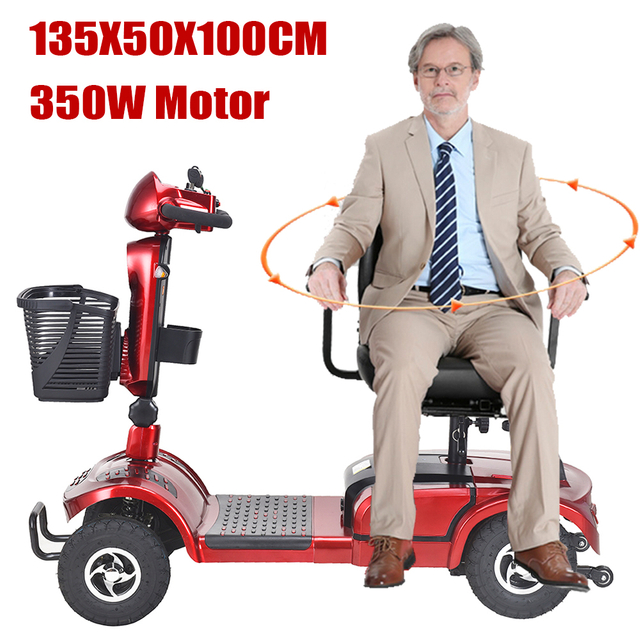 Mobilite Scooter 350 W Mrtor Hızı 10Km/H 24V30AH Kilometre 50 Km